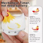 Cute Chicken Kitchen Timer – 60-Minute Countdown