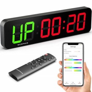 Customizable 15.2" Gym Timer with Remote Control