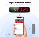 Customizable 15.2" Gym Timer with Remote Control