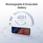 Portable Gym Timer with Magnet and Remote Control