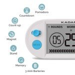 KADAMS Pomodoro Productivity Timer with Flip Stand