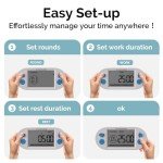 KADAMS Pomodoro Productivity Timer with Flip Stand