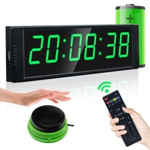 YZ Gym Timer Clock with Remote and Stopwatch