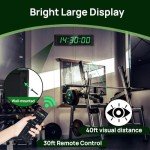 YZ Gym Timer Clock with Remote and Stopwatch