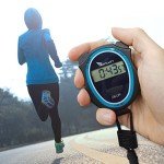 Silent Digital Stopwatch with Clear Display