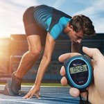 Silent Digital Stopwatch with Clear Display