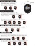 2 Pack Electronic Sport Stopwatch with Alarm