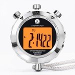 Rolilink Metal Stopwatch with Backlight for Sports