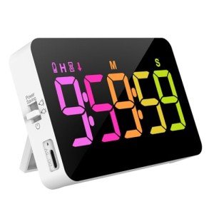 PERSUPER RGB Kitchen Timer with Magnetic Back