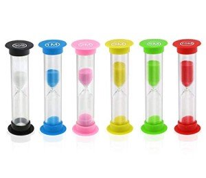 Colorful Sand Timer Set for Kids and Cooking