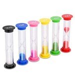 Colorful Sand Timer Set for Kids and Cooking