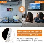 PERSUPER RGB Kitchen Timer with Magnetic Back