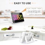 PERSUPER RGB Kitchen Timer with Magnetic Back