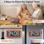 VOCOO Extra Large Digital Timer with Alarms