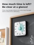 Large Visual Countdown Timer for Kids & Adults