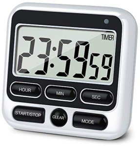 Digital Kitchen Timer with Loud Alarm & Memory
