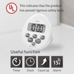 Waterproof Digital Timer for Shower or Kitchen