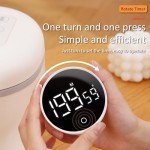 Exlliy Magnetic Digital Kitchen Timer with LED Display