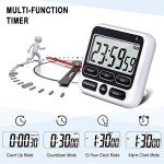 Digital Kitchen Timer with Loud Alarm & Memory