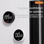 Exlliy Magnetic Digital Kitchen Timer with LED Display