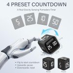 Rotating Pomodoro Desk Timer with Custom Modes