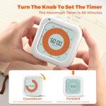 EooCoo 60-Minute Visual Countdown Timer