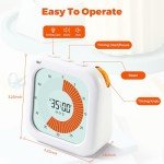 EooCoo 60-Minute Visual Countdown Timer
