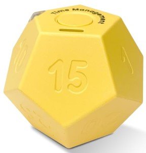 CreaViva Rechargeable Cube Timer - Honey Yellow