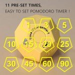 CreaViva Rechargeable Cube Timer - Honey Yellow