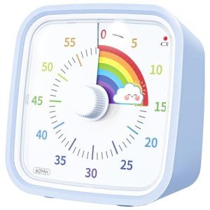 Ainowes 60-Minute Rainbow Visual Timer