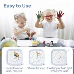Ainowes 60-Minute Rainbow Visual Timer
