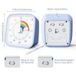 Ainowes 60-Minute Rainbow Visual Timer