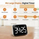 VOCOO Magnetic Digital Kitchen Timer with Large Display