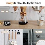 VOCOO Magnetic Digital Kitchen Timer with Large Display