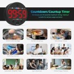Bright Magnetic Digital Timer for Kitchen and Kids