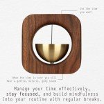 Stylish Wooden Pomodoro Timer Cube for Focus