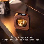 Stylish Wooden Pomodoro Timer Cube for Focus
