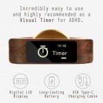 Stylish Wooden Pomodoro Timer Cube for Focus