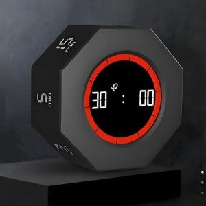 Gorphi Octagon Pomodoro Timer for Focused Productivity