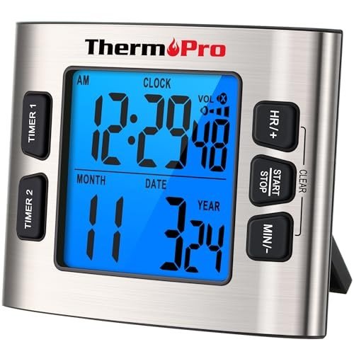 ThermoPro TM02 Digital Kitchen Timer with Alarm