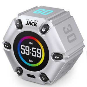 Pomodoro Timer Cube with Vibration and Sound Alerts