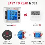 ThermoPro TM02 Digital Kitchen Timer with Alarm
