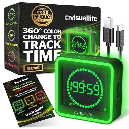 LED Visual Timer for Kids and Adults