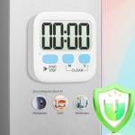 2 Pack Magnetic Digital Timers for Kids & Cooking