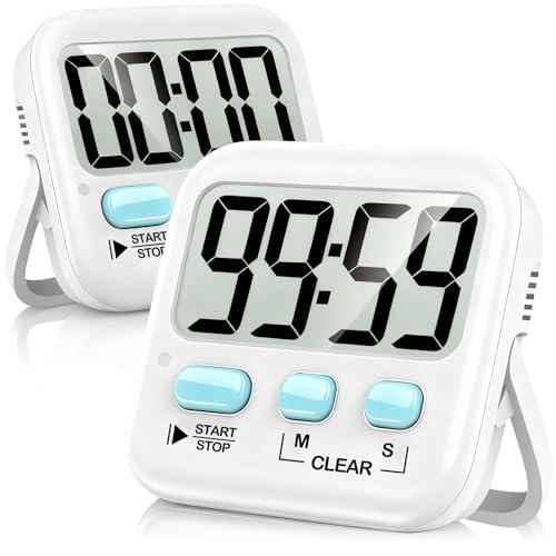 Antonki 2-Pack Magnetic Digital Timers for Kids