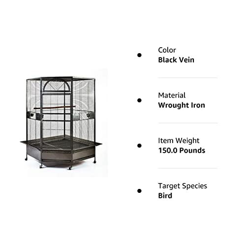 Jumbo Corner Parrot Cage Aviary (X-Large)