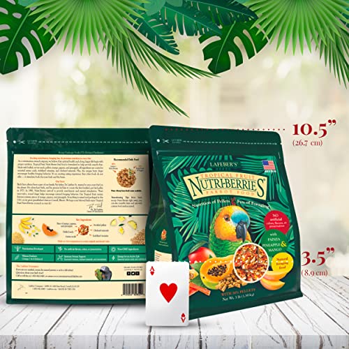 Tropical Fruit Nutri-Berries for Parrots, 3 lb