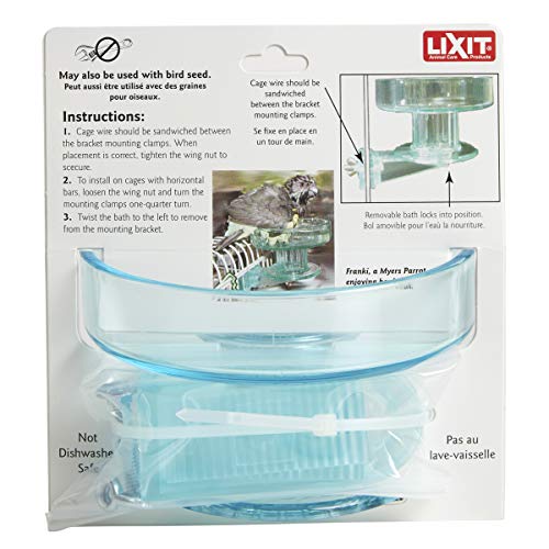 Bird Cage Bath for Small to Medium Parrots