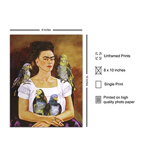 Parrot Wall Decor - Mexican Vintage Painting