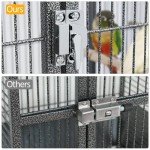 Rolling Parrot Cage - Play Top Stand Included